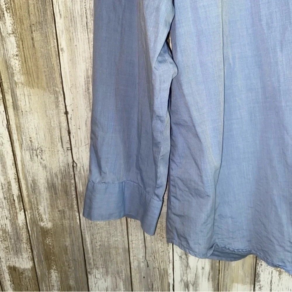 J. Jill Blue Pocket Button Down - Picture 3 of 4